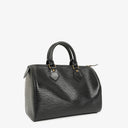 Louis Vuitton Speedy 25 Black EPI Leather Handbag