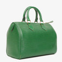 Louis Vuitton Speedy 25 Green EPI Leather Handbag