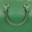 Louis Vuitton Speedy 25 Green EPI Leather Handbag