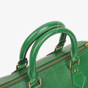 Louis Vuitton Speedy 25 Green EPI Leather Handbag