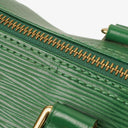 Louis Vuitton Speedy 25 Green EPI Leather Handbag