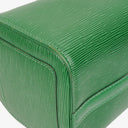 Louis Vuitton Speedy 25 Green EPI Leather Handbag