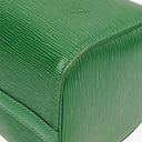 Louis Vuitton Speedy 25 Green EPI Leather Handbag