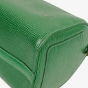 Louis Vuitton Speedy 25 Green EPI Leather Handbag