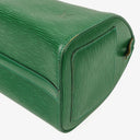 Louis Vuitton Speedy 25 Green EPI Leather Handbag