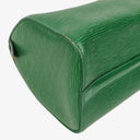 Louis Vuitton Speedy 25 Green EPI Leather Handbag