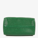 Louis Vuitton Speedy 25 Green EPI Leather Handbag