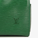 Louis Vuitton Speedy 25 Green EPI Leather Handbag
