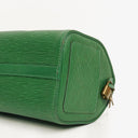 Louis Vuitton Speedy 25 Green EPI Leather Handbag