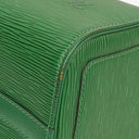 Louis Vuitton Speedy 25 Green EPI Leather Handbag