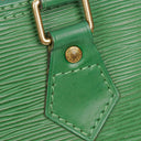 Louis Vuitton Speedy 25 Green EPI Leather Handbag