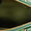 Louis Vuitton Speedy 25 Green EPI Leather Handbag