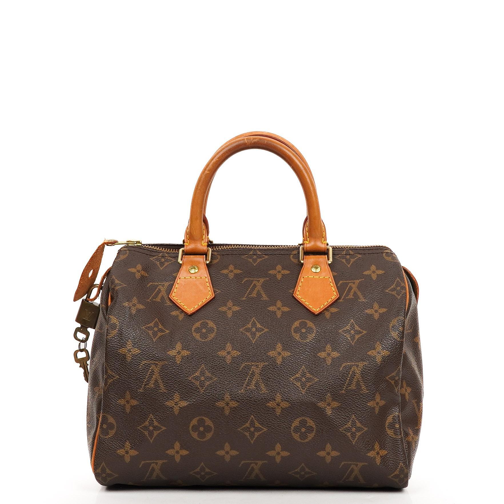 Louis Vuitton Speedy 25 Monogram Canvas Handbag