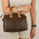 Louis Vuitton Speedy 25 Monogram Canvas Handbag