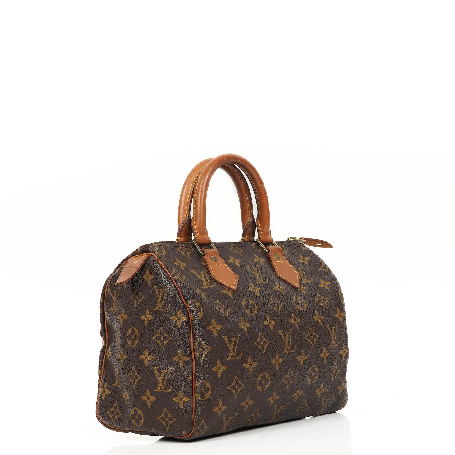 Louis Vuitton Speedy 25 Monogram Canvas Handbag