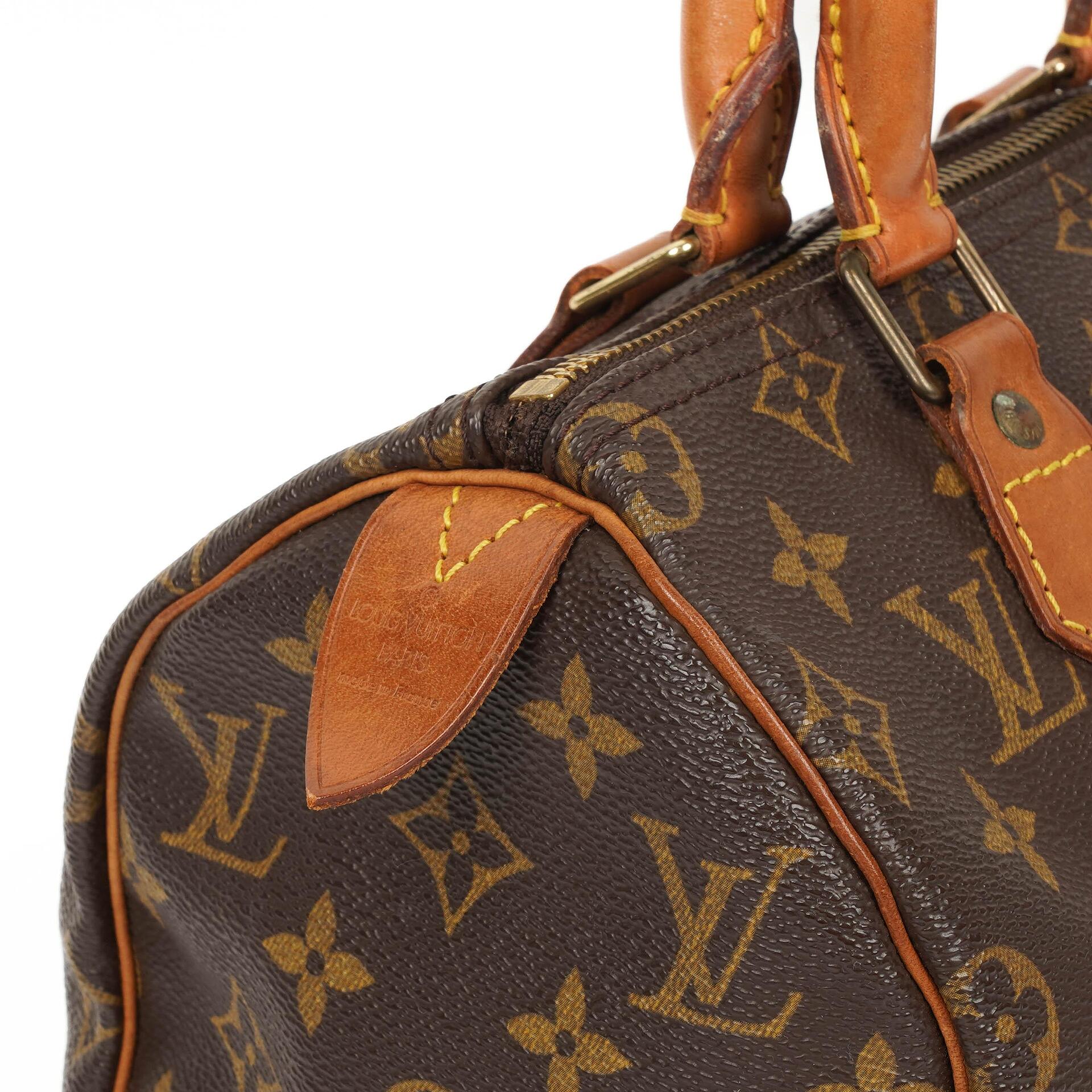 Louis Vuitton Speedy 25 Monogram Canvas Handbag