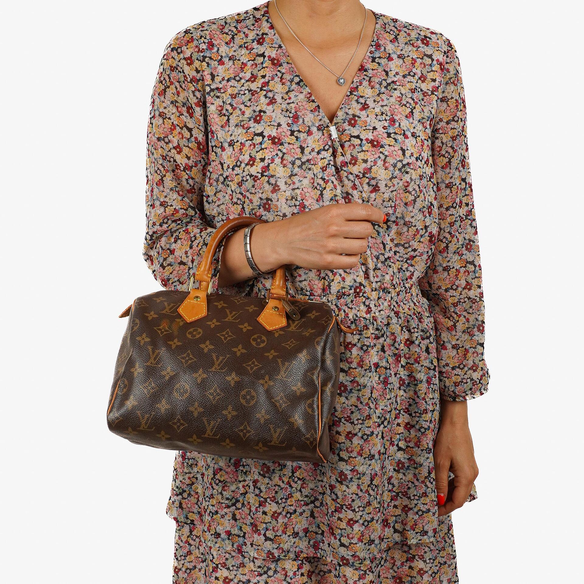 Louis Vuitton Speedy 25 Monogram Canvas Handbag