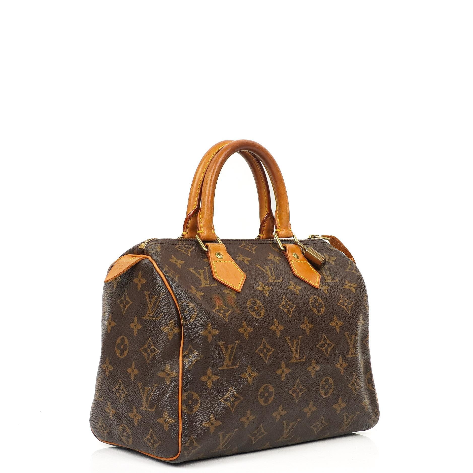Louis Vuitton Speedy 25 Monogram Canvas Handbag