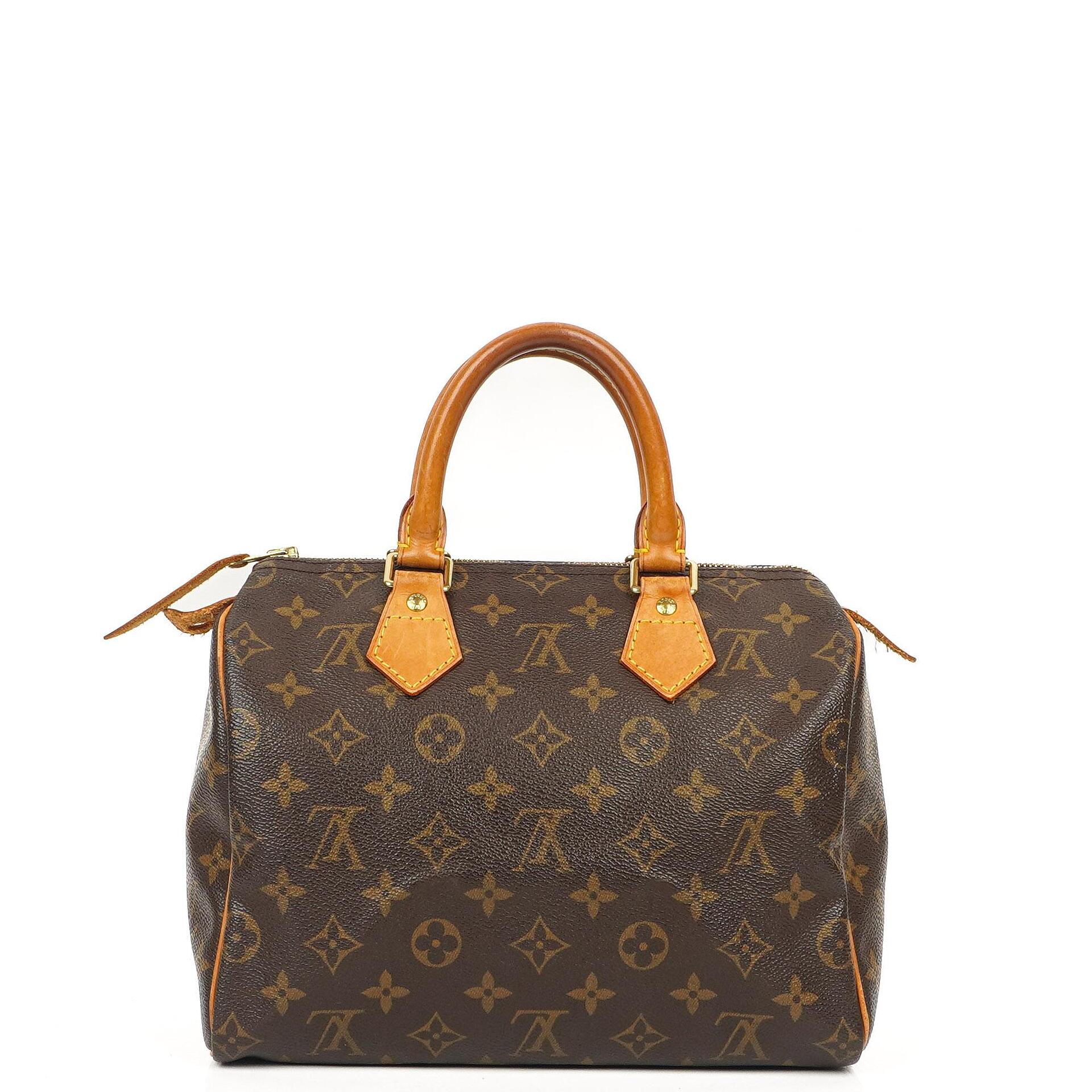 Louis Vuitton Speedy 25 Monogram Canvas Handbag
