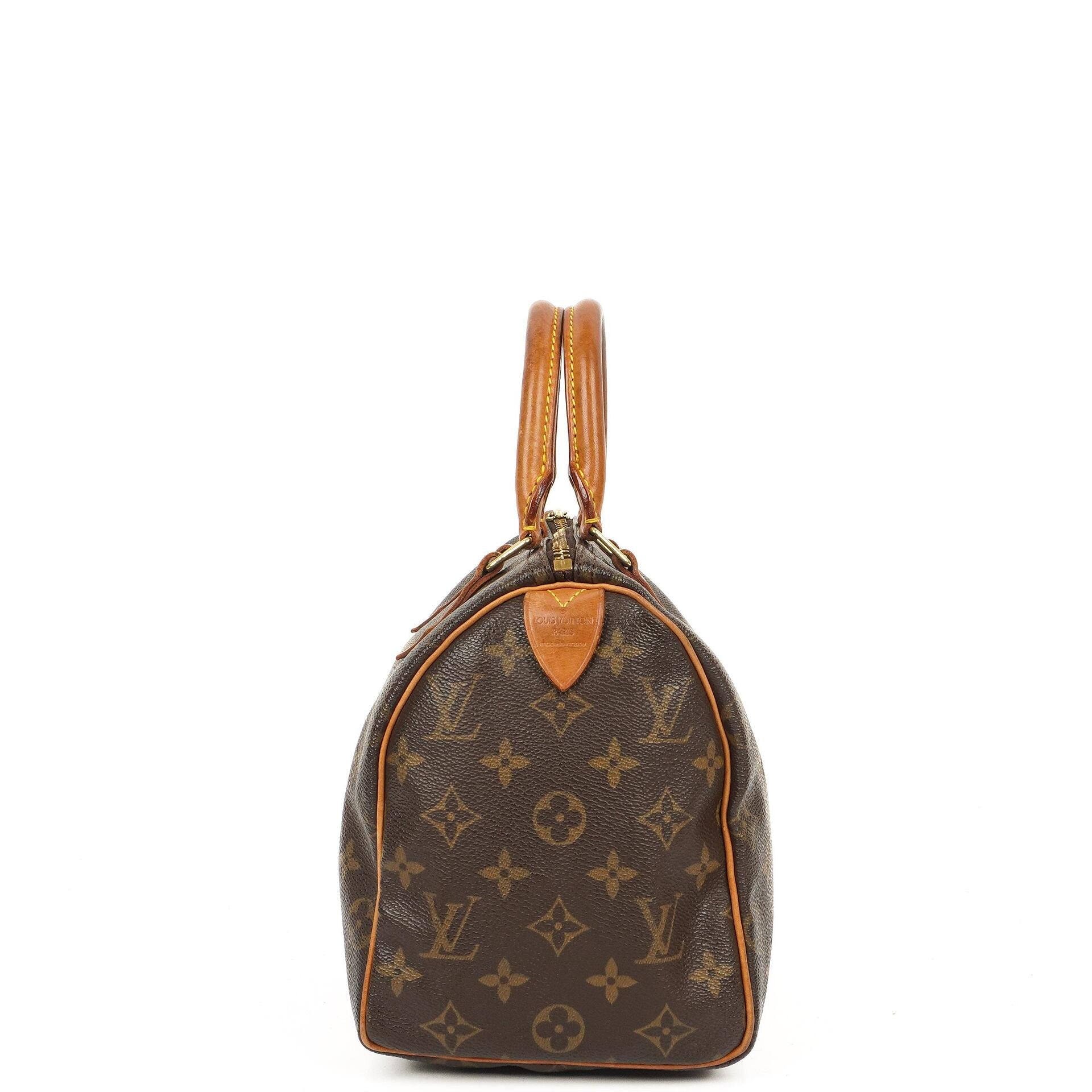 Louis Vuitton Speedy 25 Monogram Canvas Handbag