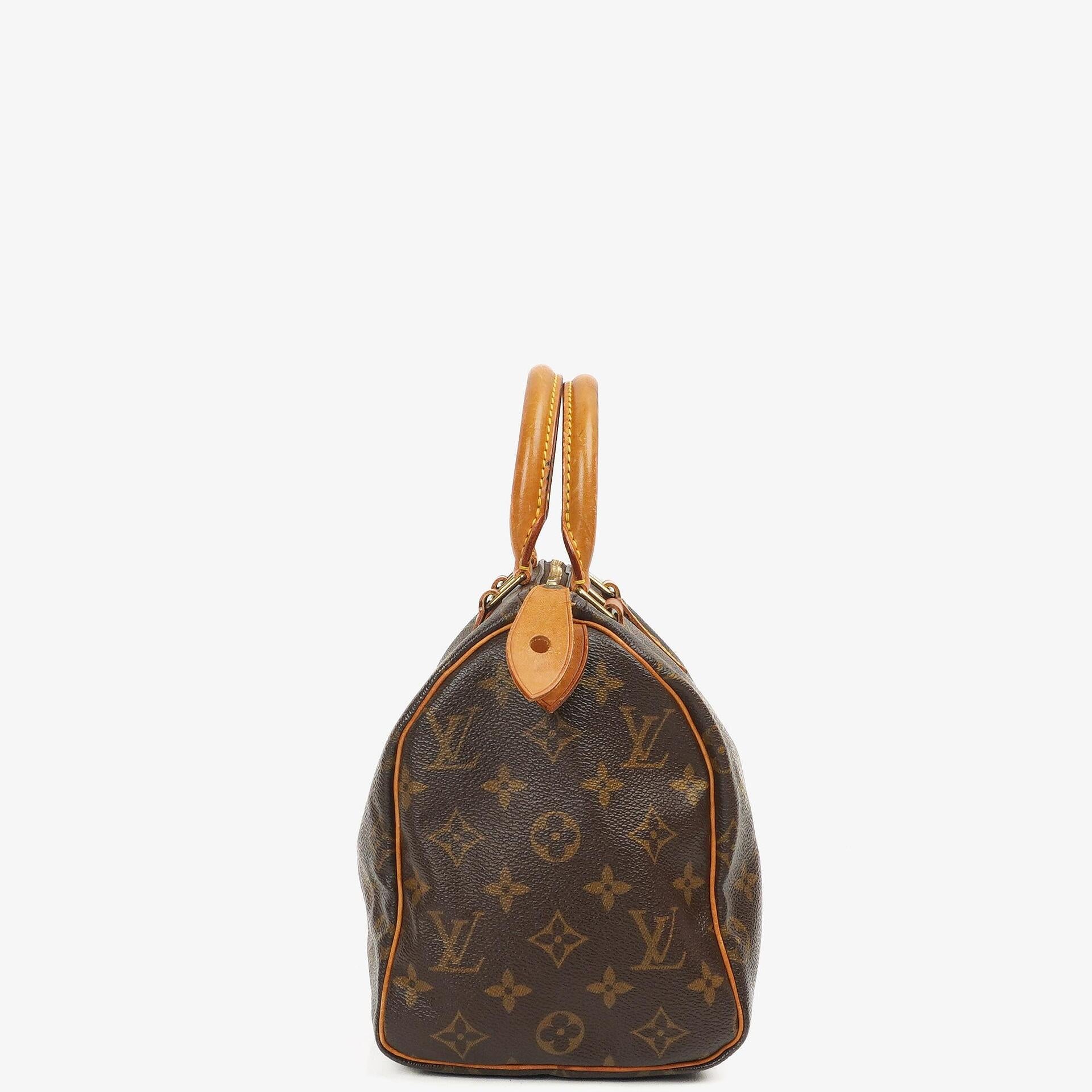 Louis Vuitton Speedy 25 Monogram Canvas Handbag