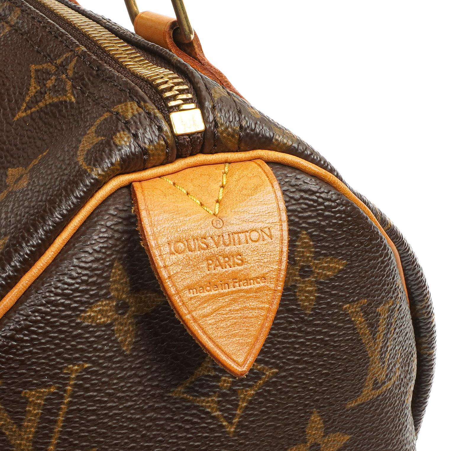 Louis Vuitton Speedy 25 Monogram Canvas Handbag