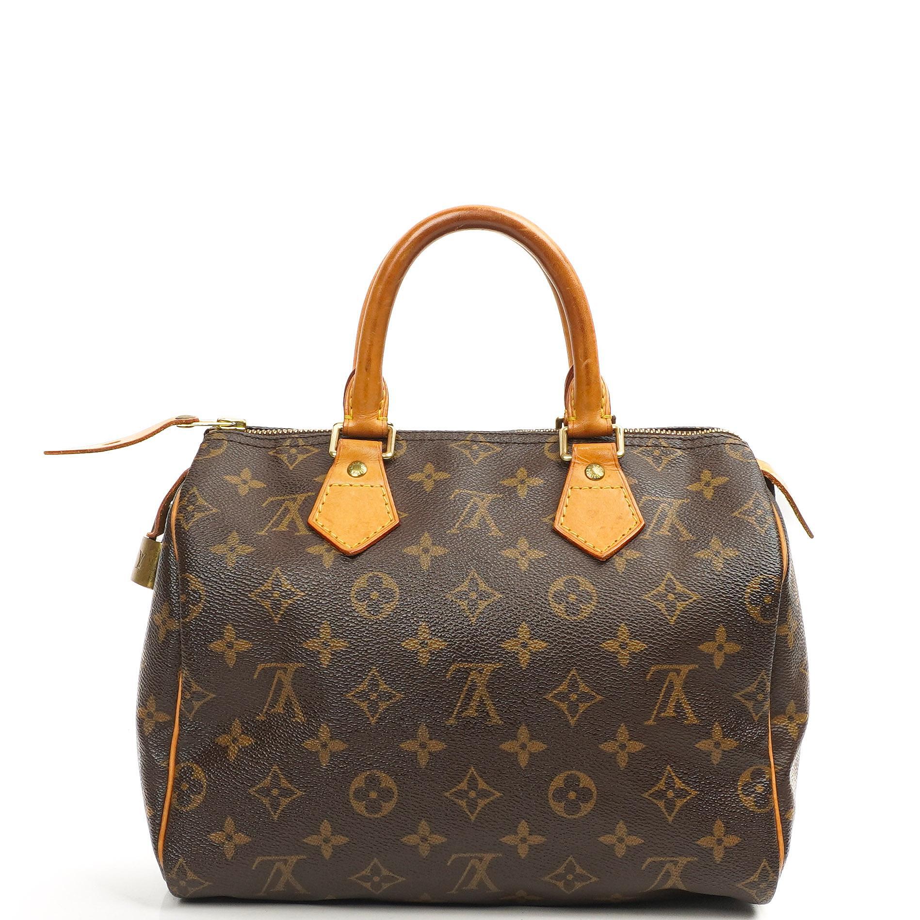 Louis Vuitton Speedy 25 Monogram Canvas Handbag
