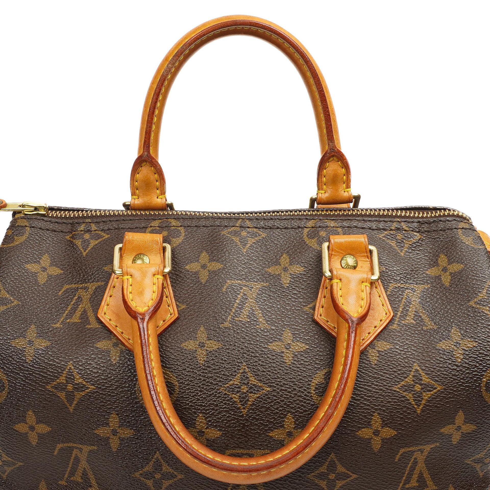 Louis Vuitton Speedy 25 Monogram Canvas Handbag