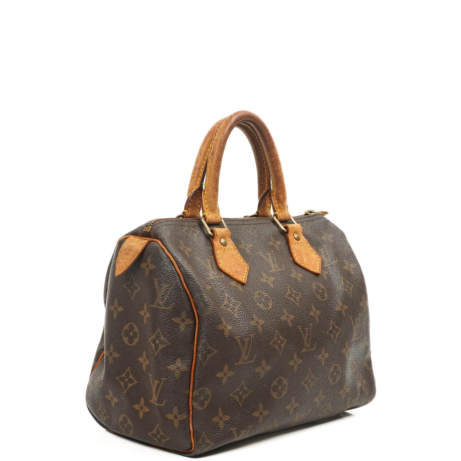 Louis Vuitton Speedy 25 Monogram Canvas Handbag