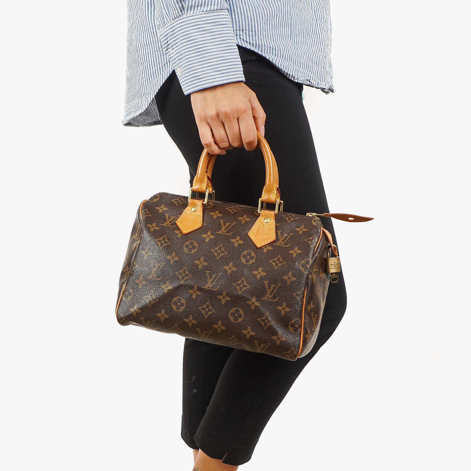 Louis Vuitton Speedy 25 Monogram Canvas Handbag