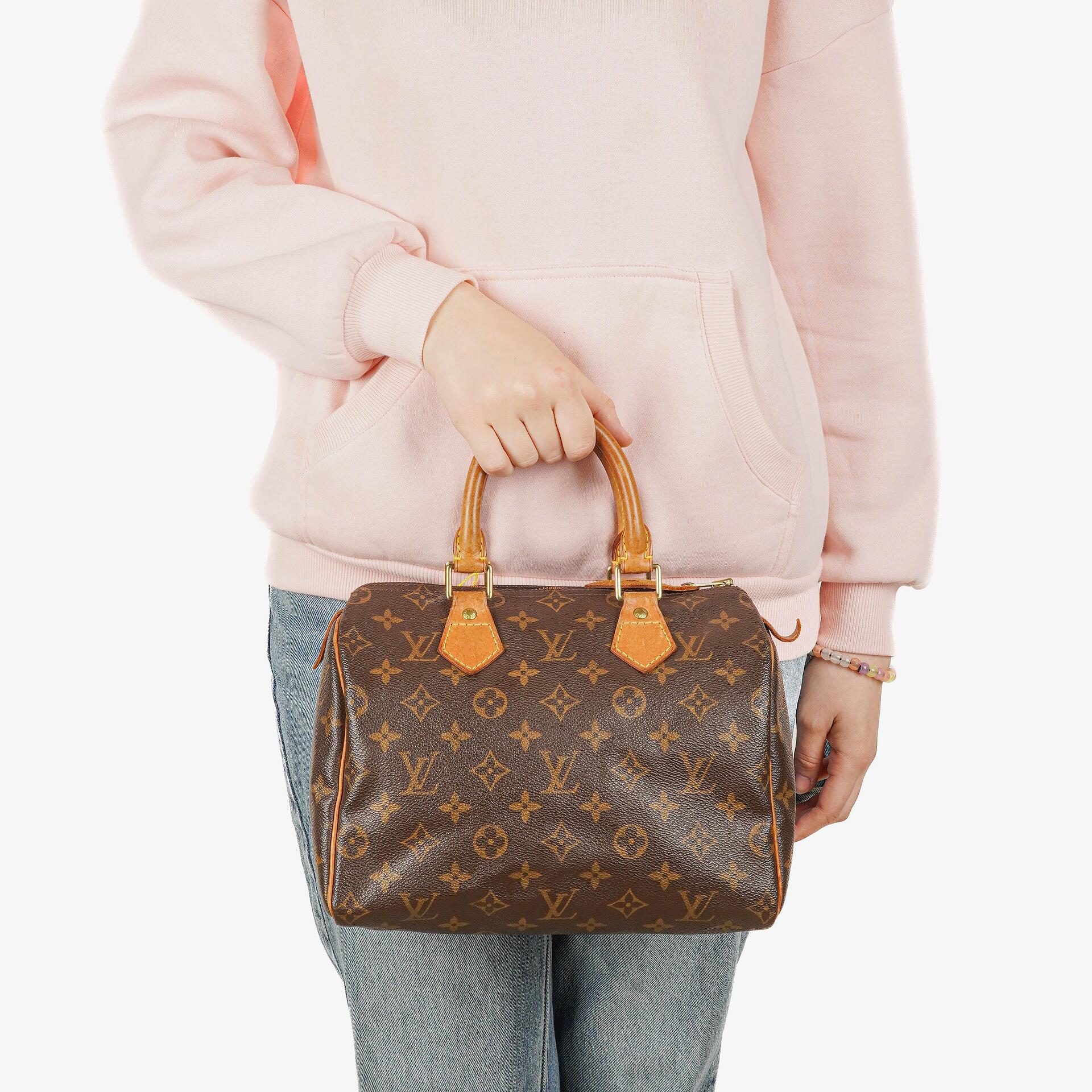 Louis Vuitton Speedy 25 Monogram Canvas Handbag