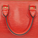 Louis Vuitton Speedy 25 Red EPI Leather Handbag