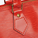 Louis Vuitton Speedy 25 Red EPI Leather Handbag
