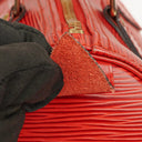 Louis Vuitton Speedy 25 Red EPI Leather Handbag