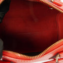 Louis Vuitton Speedy 25 Red EPI Leather Handbag