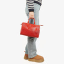Louis Vuitton Speedy 25 Red EPI Leather Handbag