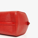Louis Vuitton Speedy 25 Red EPI Leather Handbag