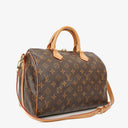 Louis Vuitton Speedy 30 Bandouliere Monogram Canvas Handbag