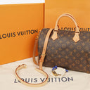Louis Vuitton Speedy 30 Bandouliere Monogram Canvas Handbag