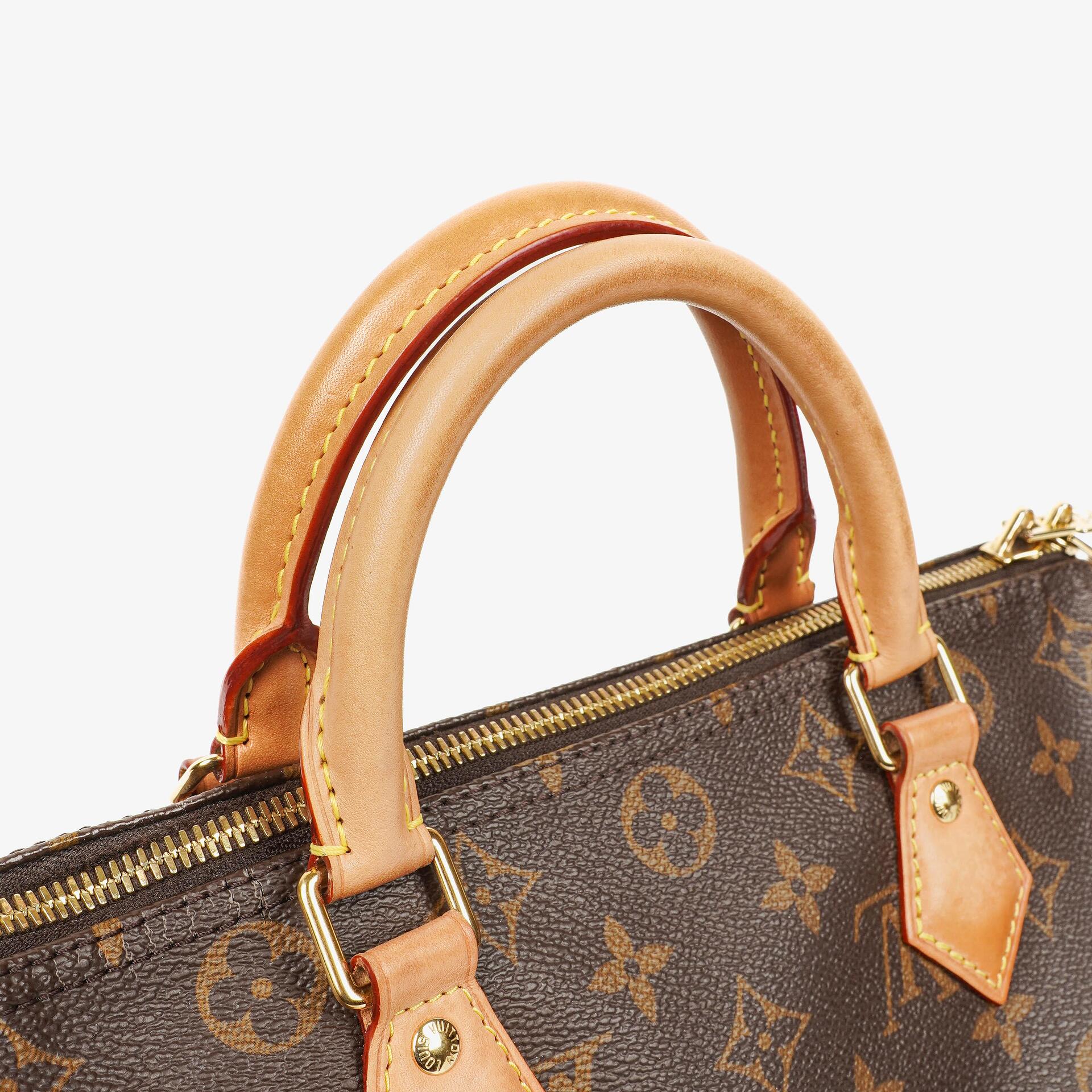Louis Vuitton Speedy 30 Bandouliere Monogram Canvas Handbag