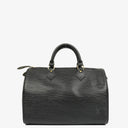 Louis Vuitton Speedy 30 Black EPI Leather Bag