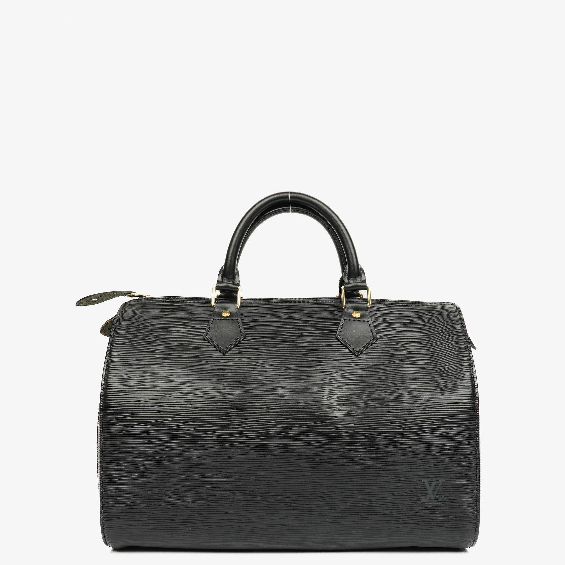 Louis Vuitton Speedy 30 Black EPI Leather Bag