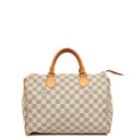 Louis Vuitton Speedy 30 Damier Azur Canvas Handbag