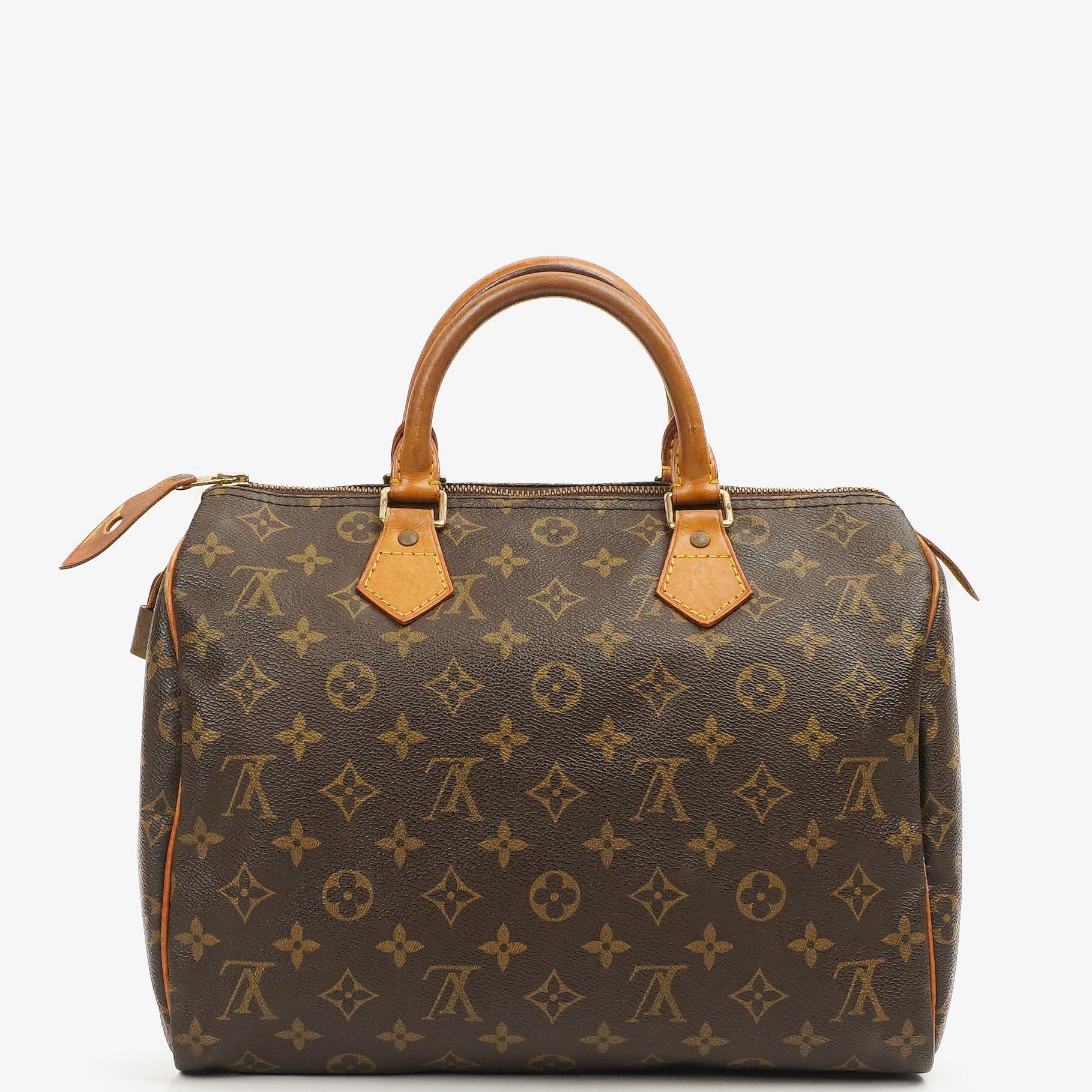 Louis Vuitton Speedy 30 Monogram Canvas Handbag