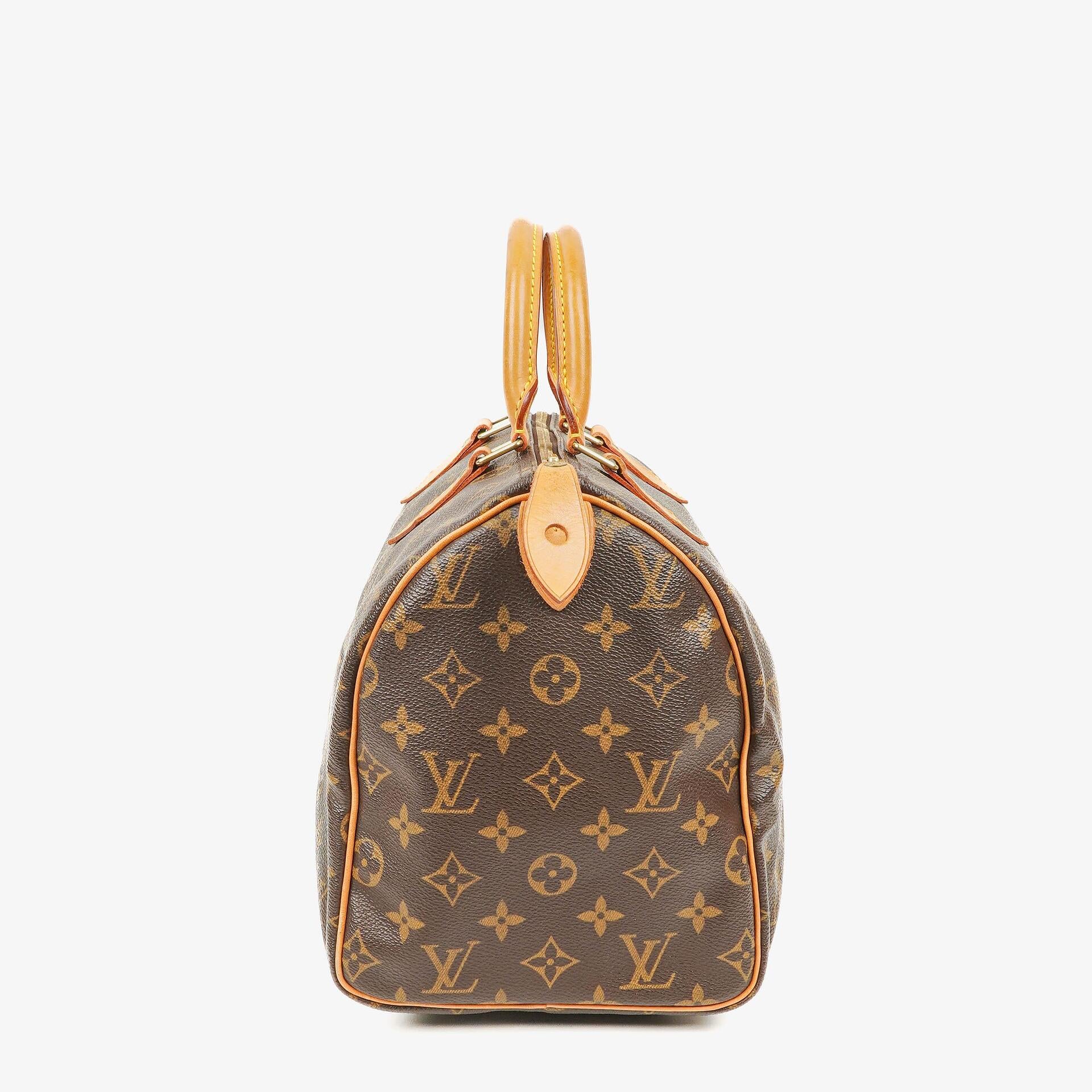 Louis Vuitton Speedy 30 Monogram Canvas Handbag