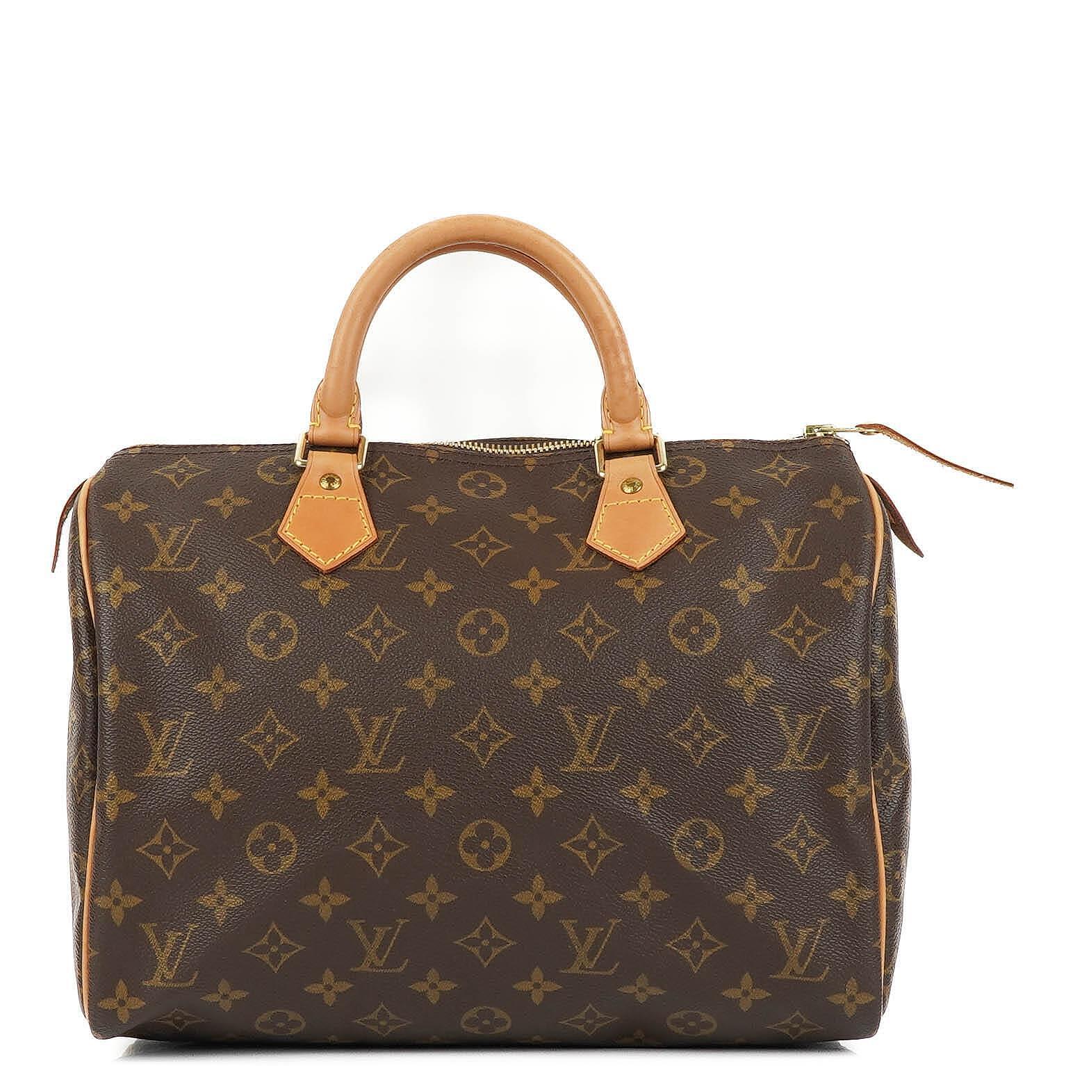 Louis Vuitton Speedy 30 Monogram Canvas Handbag