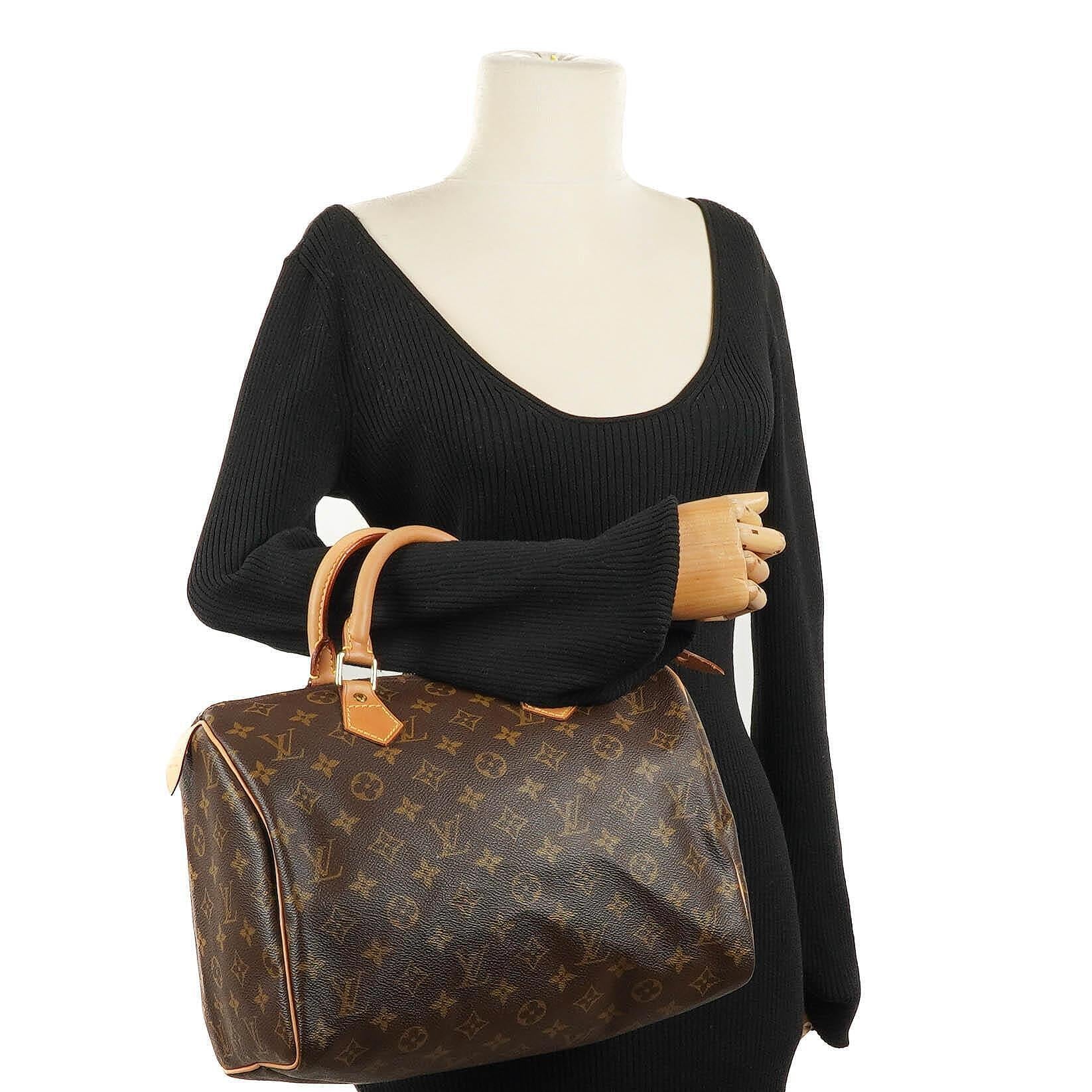 Louis Vuitton Speedy 30 Monogram Canvas Handbag