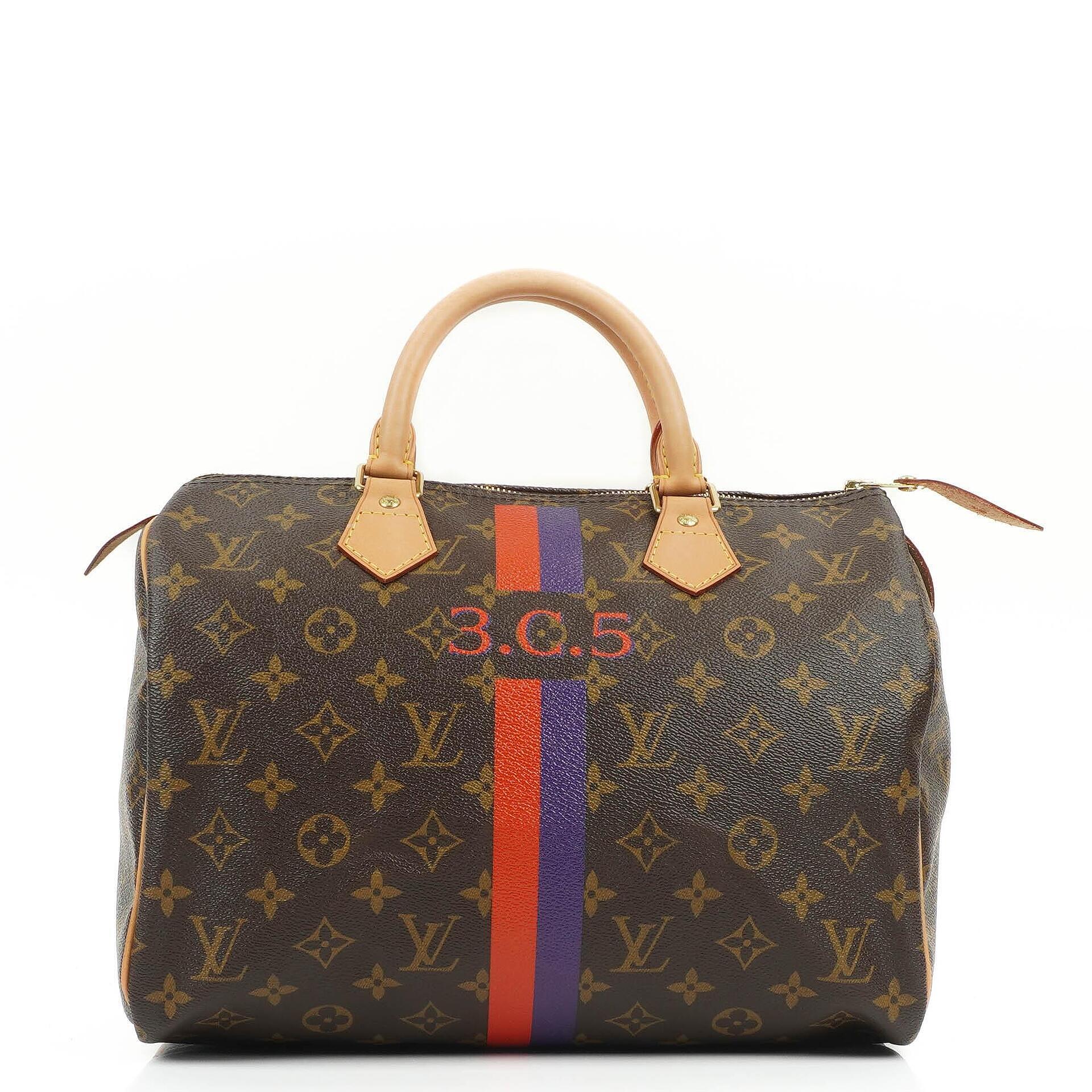 Louis Vuitton Speedy 30 Monogram Canvas Handbag