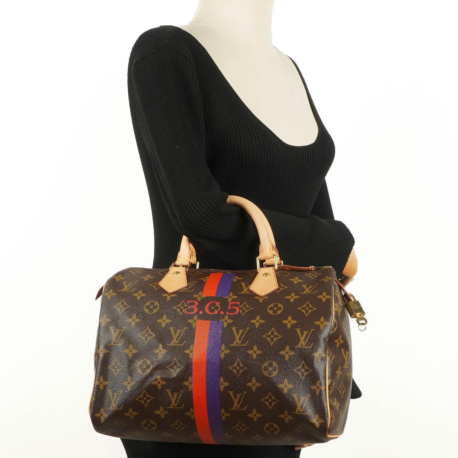 Louis Vuitton Speedy 30 Monogram Canvas Handbag