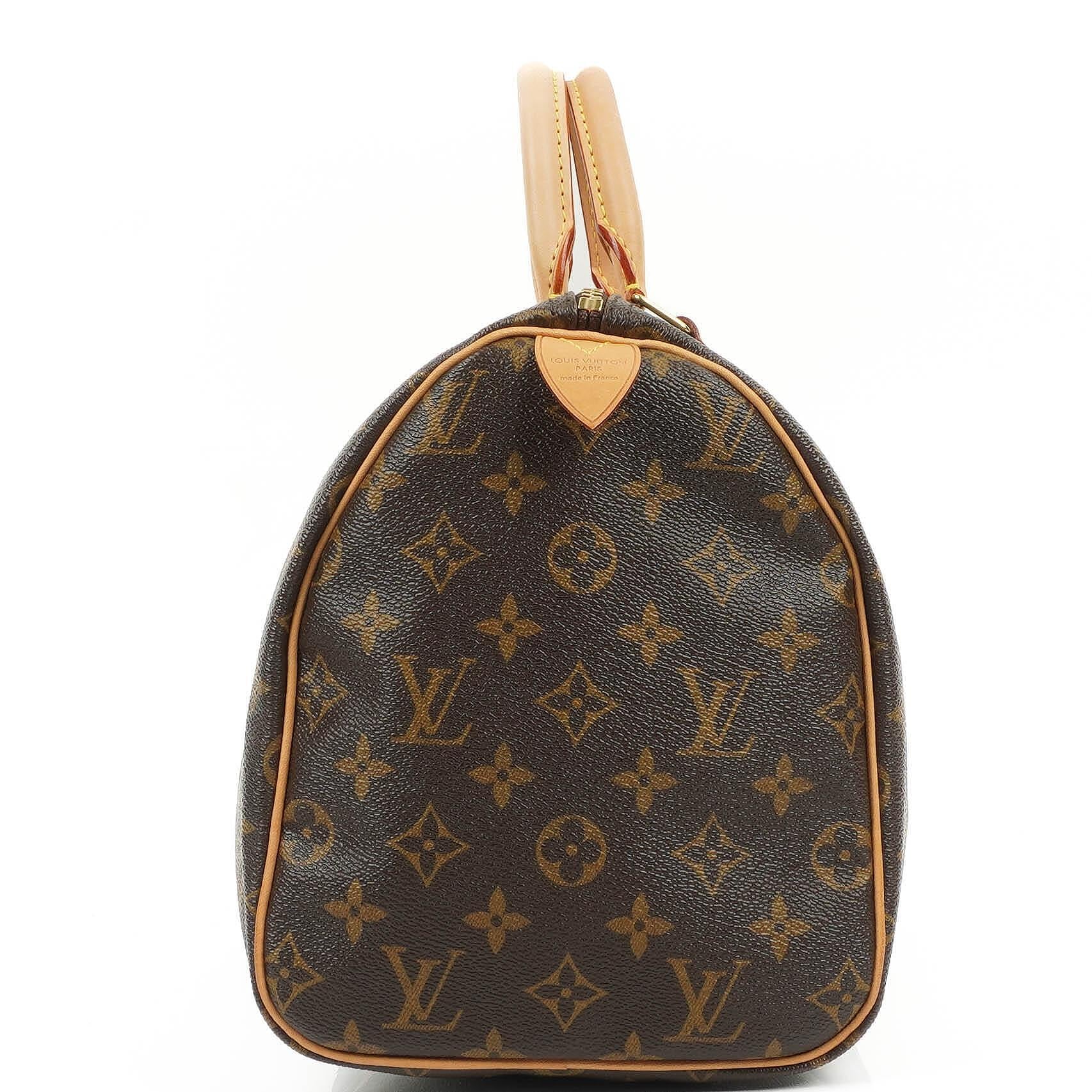 Louis Vuitton Speedy 30 Monogram Canvas Handbag